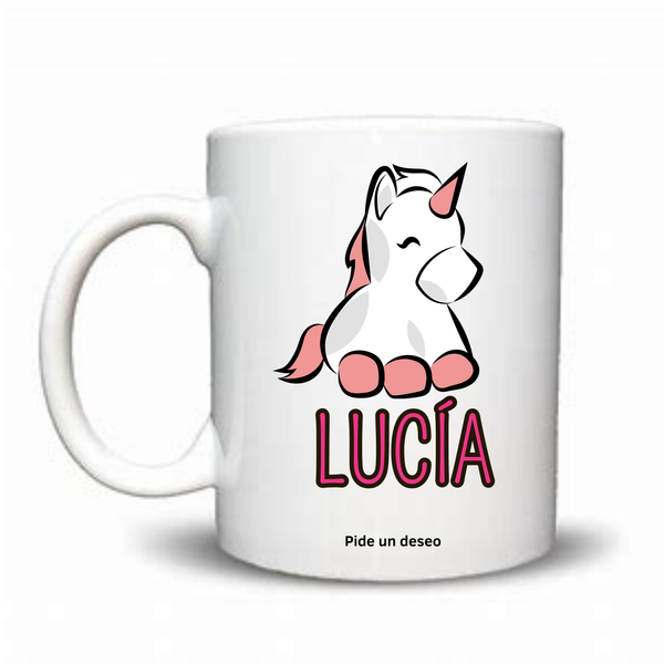 TAZA UNICORNIO ROSA