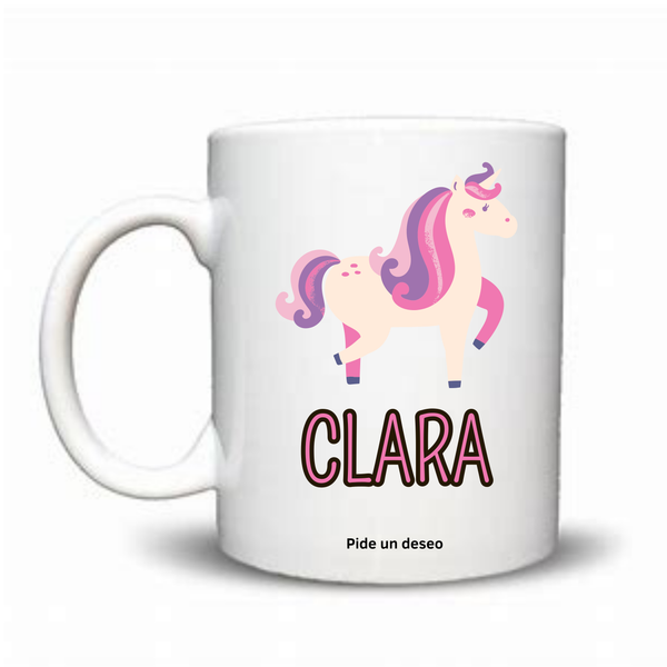 TAZA UNICORNIO LILA