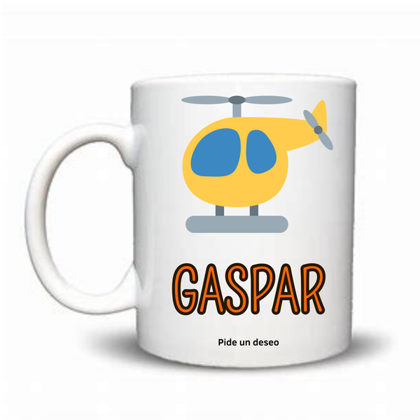 TAZA HELICOPTERO
