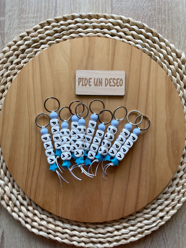 Llavero Papá silicona