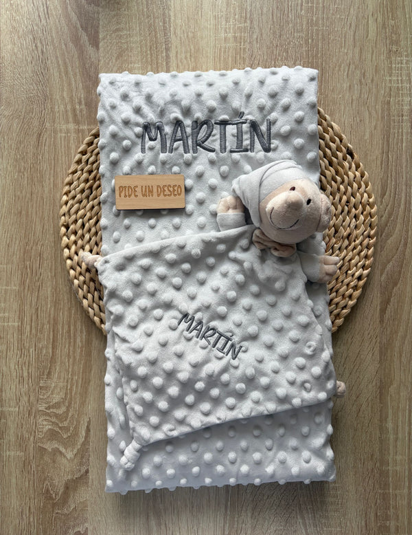 Manta y dou dou gris