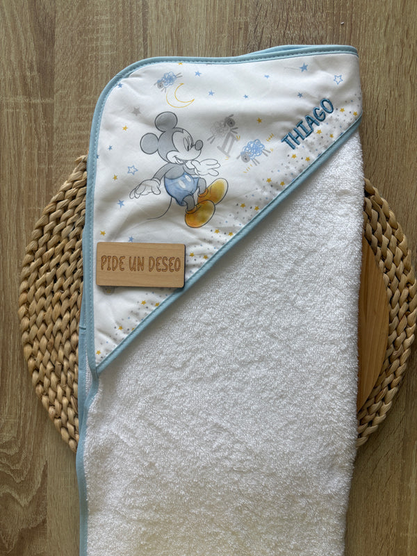 Capa de baño personalizada Mickey