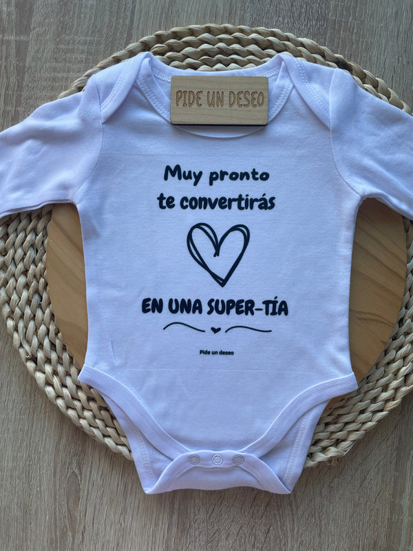 Body personalizado super tía.