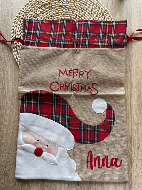 Saco navidad personalizado con nombre