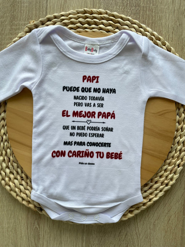 Body personalizado el mejor papá