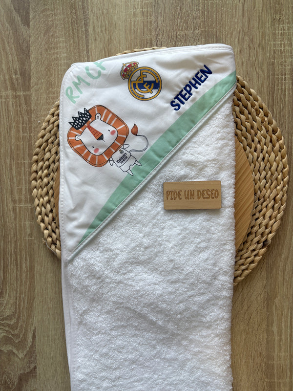Capa de baño personalizada Real Madrid