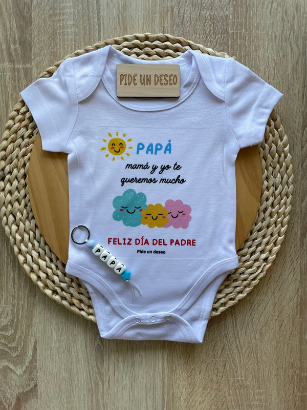 Body día del padre nubes